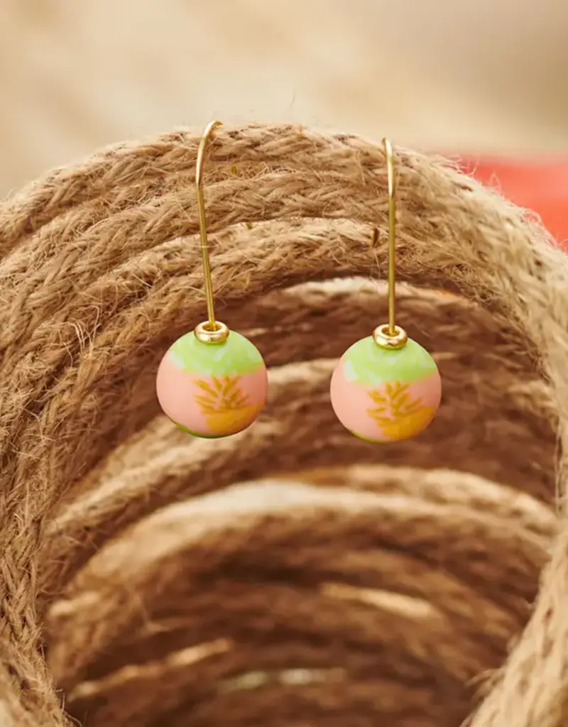 Palm Beach 12mm Single Bead Earrings
