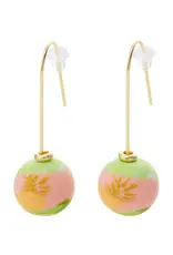 Palm Beach 12mm Single Bead Earrings