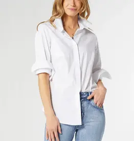 Meredith Button-Up Boyfriend Shirt