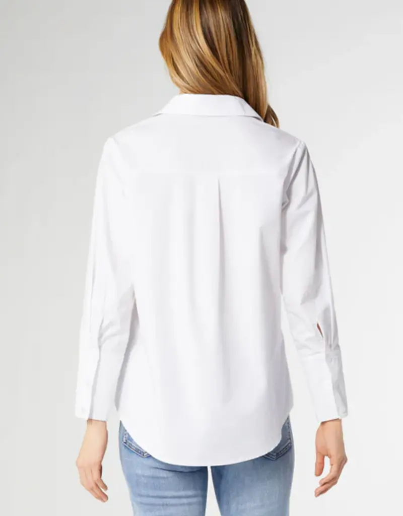 Meredith Button-Up Boyfriend Shirt