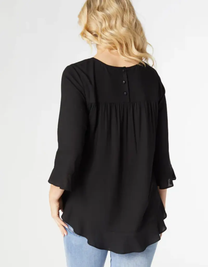 Virginia Ruffle Sleeve Top