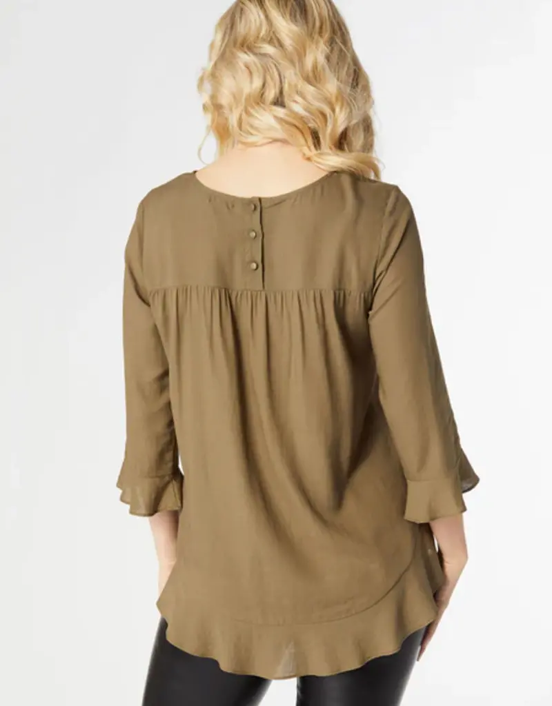 Virginia Ruffle Sleeve Top