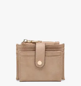 Sam Mini Snap Wallet/Card Holder Sand