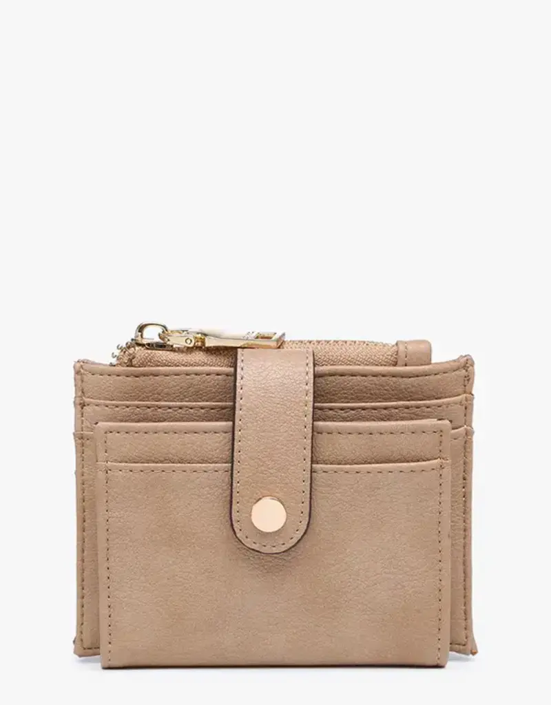 Sam Mini Snap Wallet/Card Holder Sand