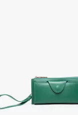 Kyla RFID Wallet w/ Snap Closure  Green