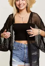 Popcorn Crochet Cardigan