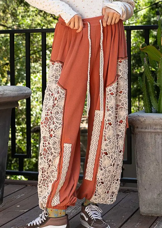 Crochet Mix Solid Pattern Thermal Knitted Bottom