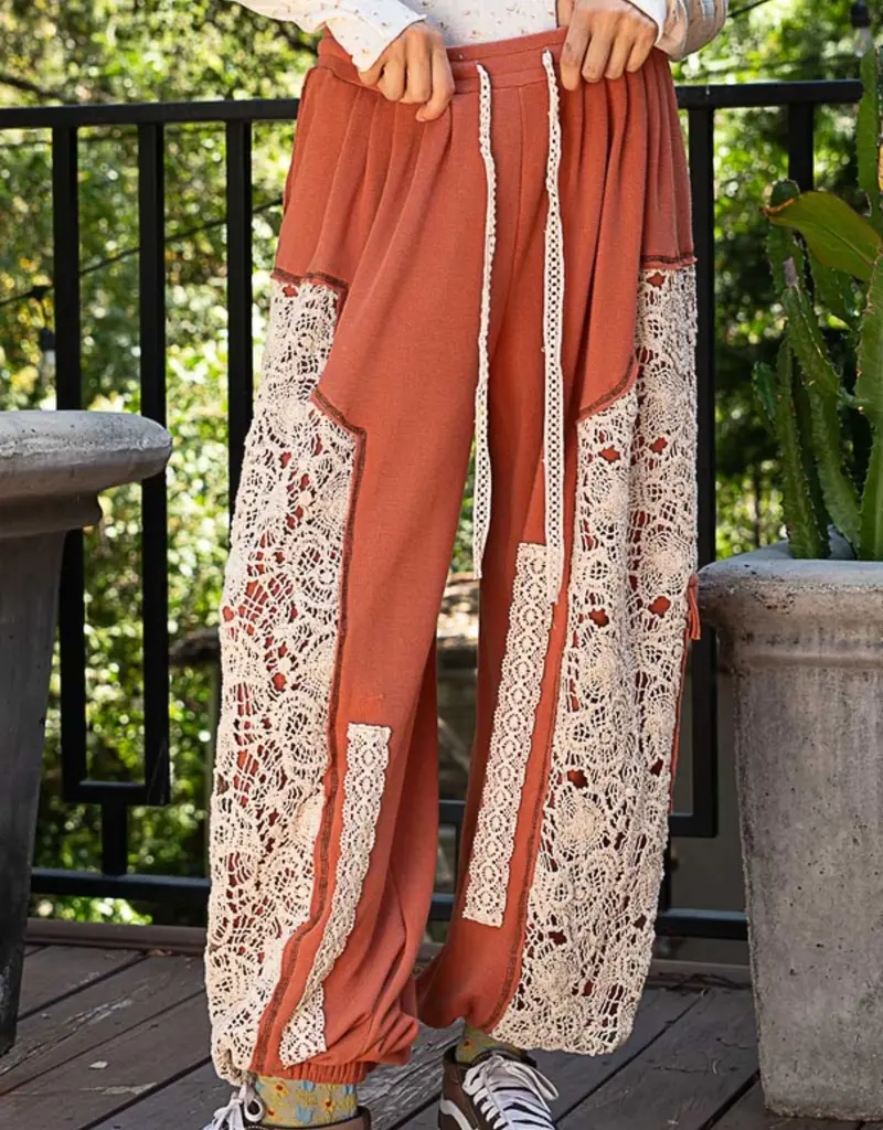 Crochet Mix Solid Pattern Thermal Knitted Bottom