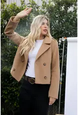 Double Breasted Crop Jacket