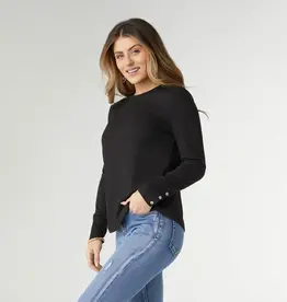Alexis Super Soft Top with Snap Cuff