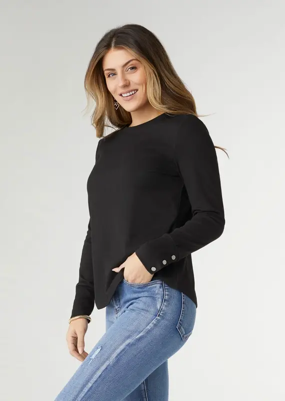 Alexis Super Soft Top with Snap Cuff