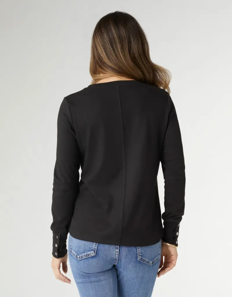 Alexis Super Soft Top with Snap Cuff