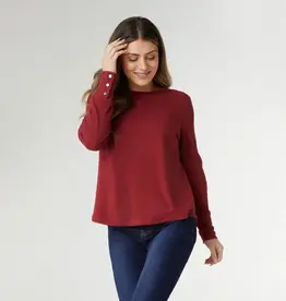 Alexis Super Soft Top with Snap Cuff