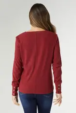 Alexis Super Soft Top with Snap Cuff