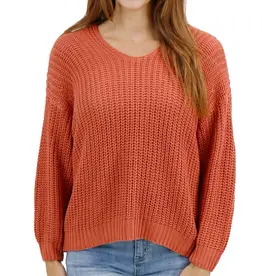 Grace and Lace Boyfriend Slouchy Knit Sweater