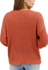 Grace and Lace Boyfriend Slouchy Knit Sweater