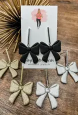 Bow Dangle Nye Collection - Silver