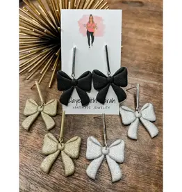 Bow Dangle Nye Collection - Silver