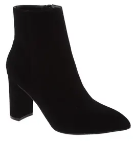 Women's Suede Pointed Toe Ankle Booties