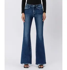 Vervet High Rise Full Length Flare Jeans