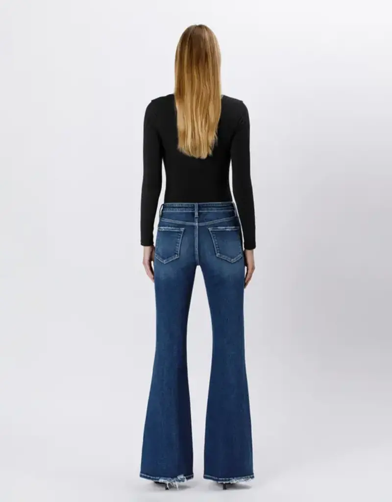 Vervet High Rise Full Length Flare Jeans