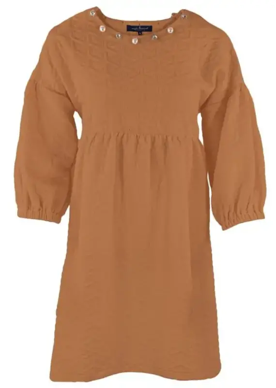 Quilted & Pearl Accents Dress