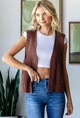 Knit Vest Cardigan