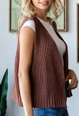 Knit Vest Cardigan