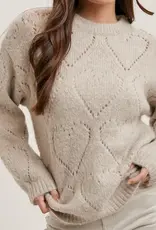 Heart Knit Sweater
