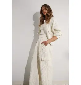 Embossed Bomber Jacket