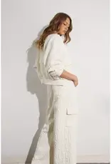 Embossed Bomber Jacket