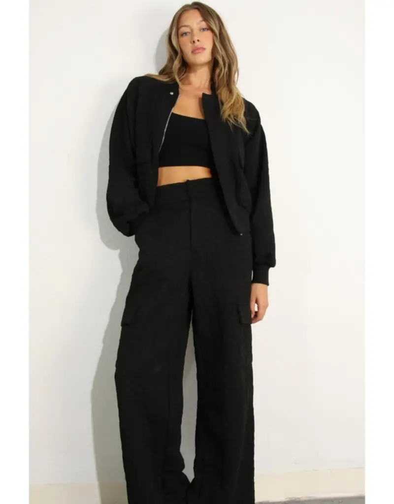 Embossed Set - Bomber Jacket & Cargo Pant