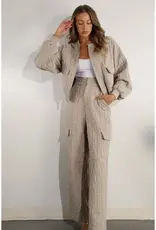 Embossed Bomber Jacket