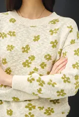 Spring Flower Lightweight Sweater