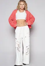 Open Knit Weave Cardigan