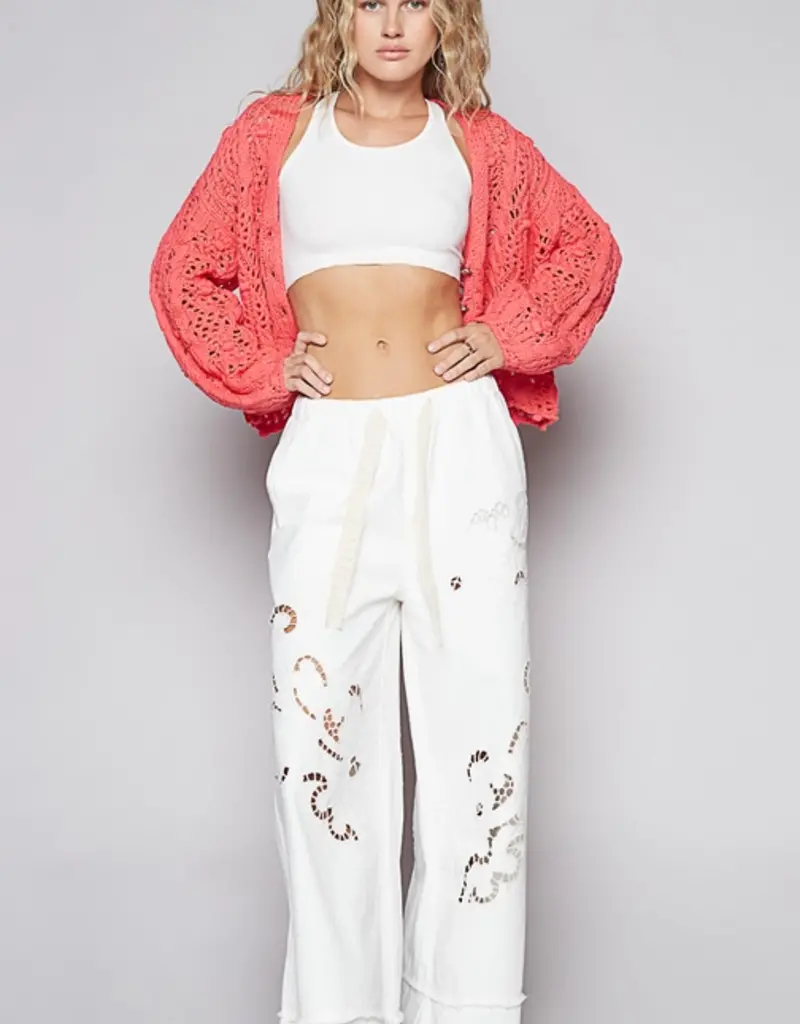 Open Knit Weave Cardigan