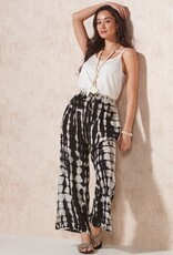 Tie Dyed Pant With Drawstring Waist & Side Pockets