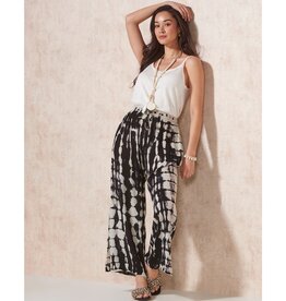 Tie Dyed Pant With Drawstring Waist & Side Pockets