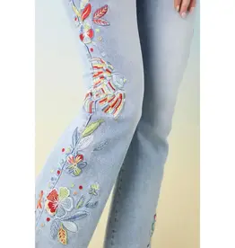 Everstretch Flare with Embroidery