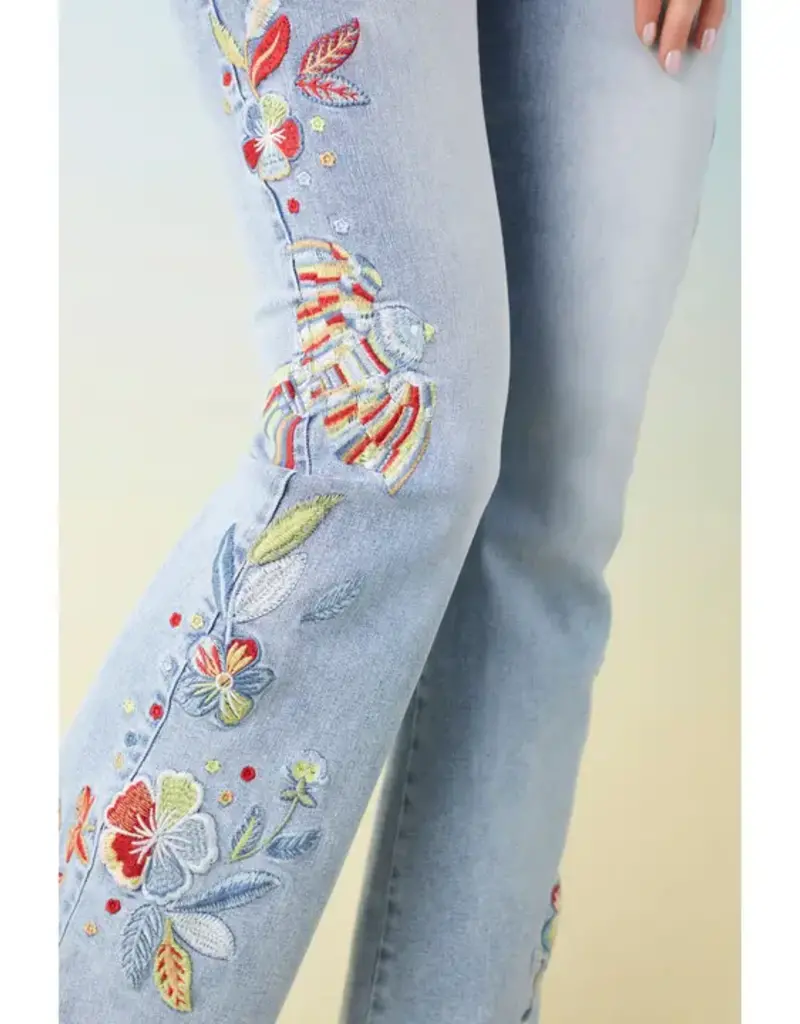 Everstretch Flare with Embroidery