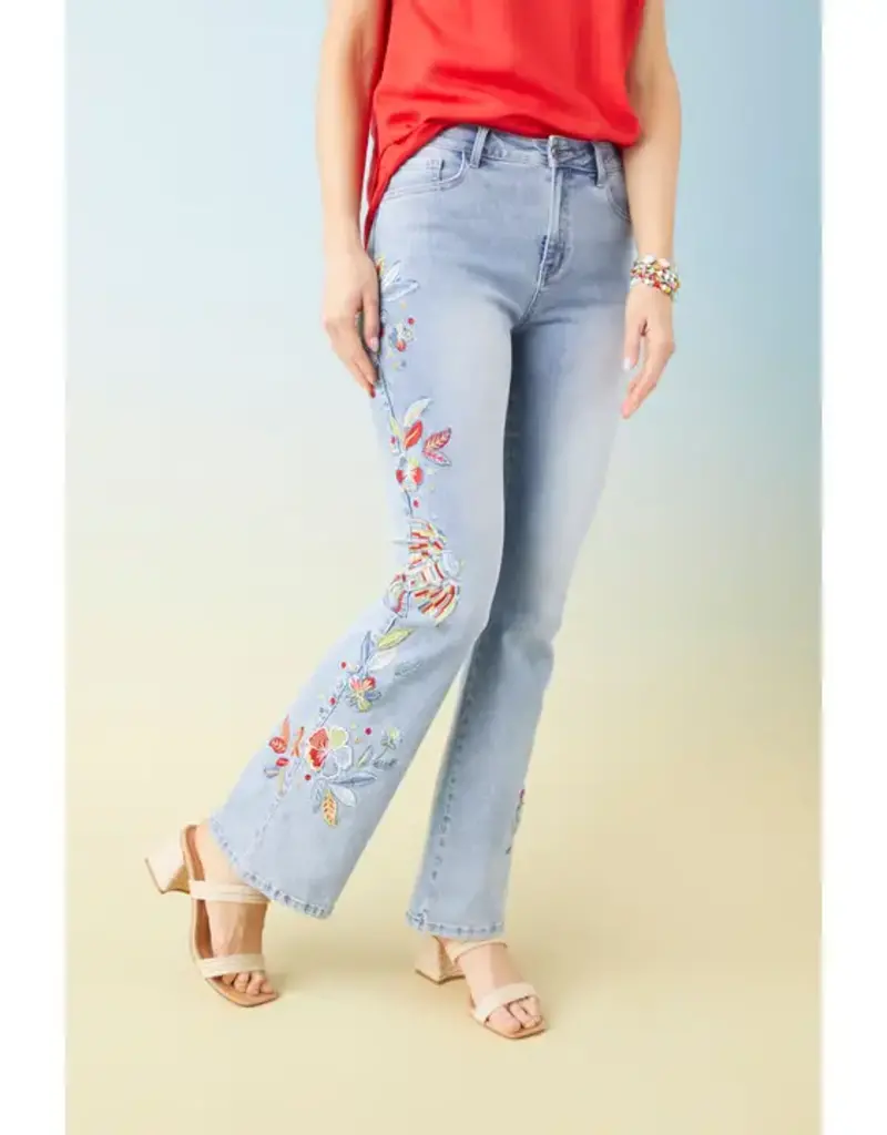 Everstretch Flare with Embroidery