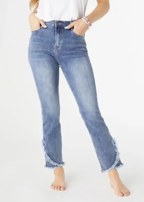 Everstretch Straight Leg Ankle with Crossover Fringe