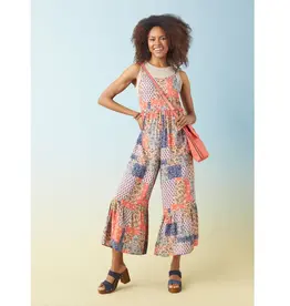 Agatha Sleeveless Romper with Side Pockets