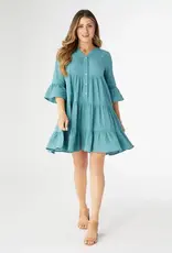 Lilith Elbow Sleeve Gauze Dress