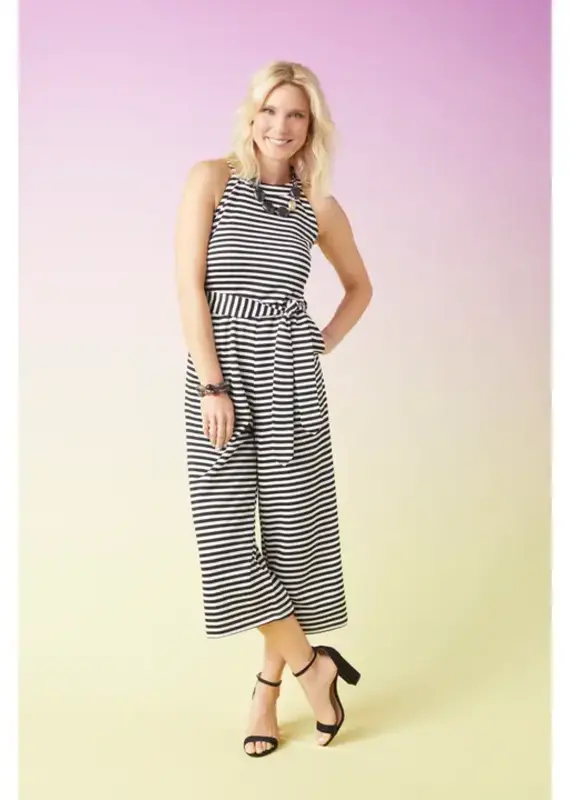 Taya Striped Jumpsuit