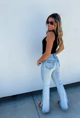 Diesel Lightwash Split Hem Jean