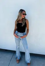 Diesel Lightwash Split Hem Jean