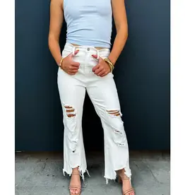 Distressed Crop Jean