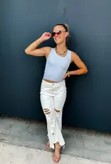 Distressed Crop Jean