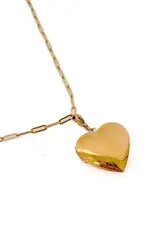 Lovestruck Heart Locket - Gold - Waterproof
